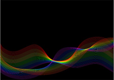 Spectrum colors background with place for a textのイラスト素材