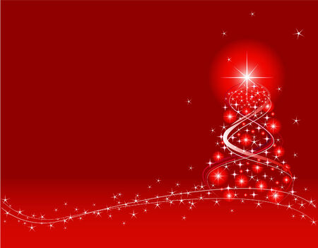 Red Christmas Background. Created in Adobe Illustrator.のイラスト素材