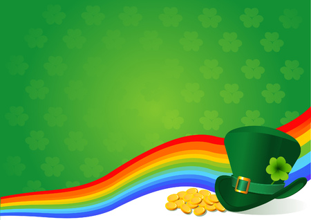St. Patrick's Day background theme with copy/spaceのイラスト素材