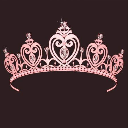 Beautiful shining true princess crownのイラスト素材