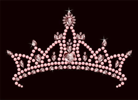 Beautiful shining true princess crownのイラスト素材