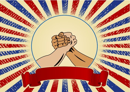 Design for Labor Day with workerï¿½s hands のイラスト素材