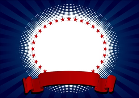 USA radial background and texture のイラスト素材