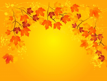 Autumn  gold background with copy spaceのイラスト素材