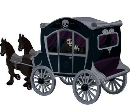 Illustration of Halloween carriageのイラスト素材