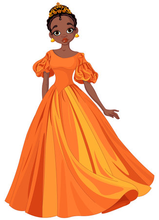 Illustration Of Beautiful African Princessのイラスト素材 ストックフォト 写真素材 のstock Foto ストックドットフォト