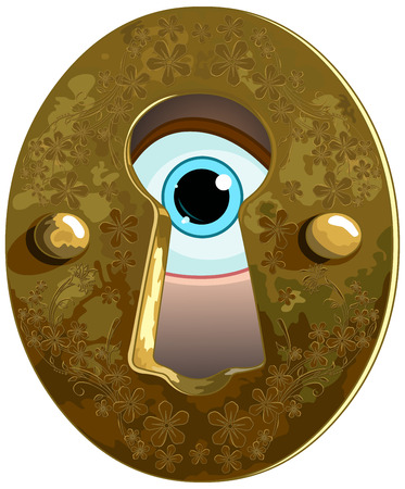 Illustration of Wonderland true the key holeのイラスト素材