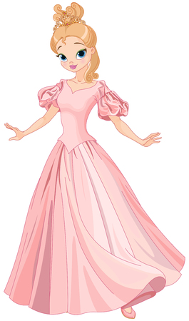 Illustration of beautiful fairytale princessのイラスト素材