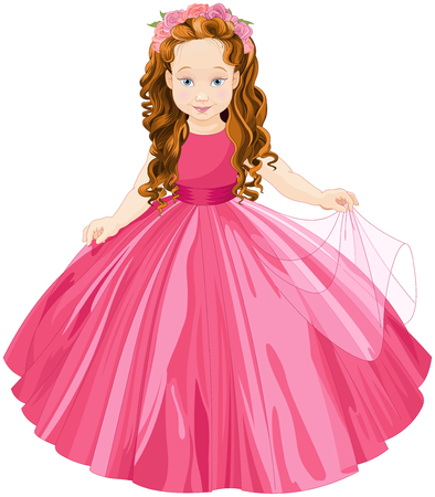 Illustration of cute  princessのイラスト素材
