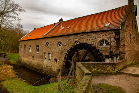 Watermill in Limburg Netherlandsの写真素材