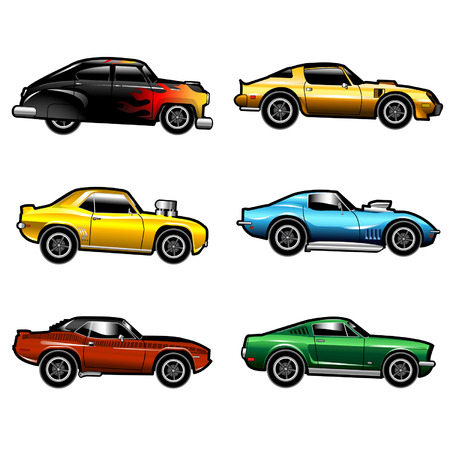 Muscle Carsのイラスト素材