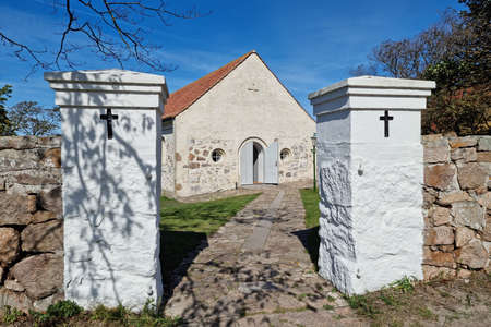 ChristianSo Denmark - 05 09 2021 - Christianso Church outside viewのeditorial素材