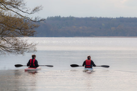 Kayaking in Denmark - Fureso lake summer season