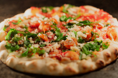 Cook pizza at home Owen. Shallow focusの写真素材