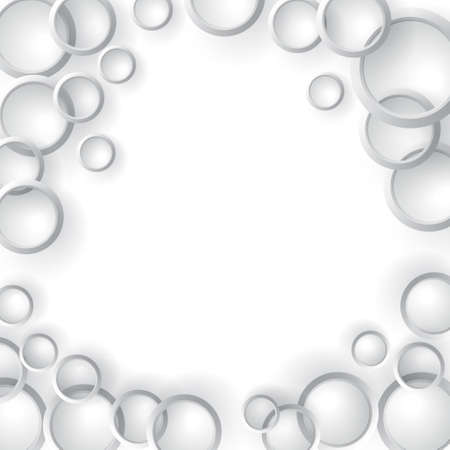 Abstract rings on a white background isolatedのイラスト素材