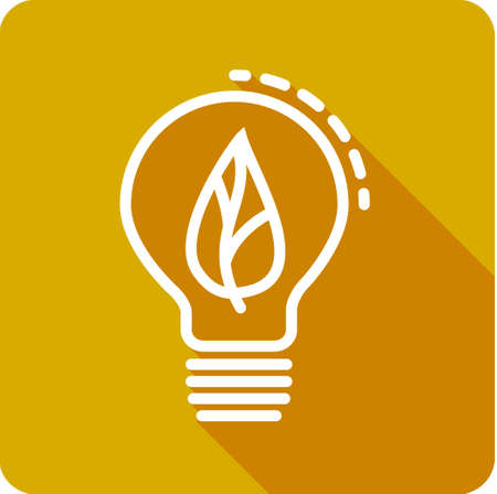 Light Bulb Shaped as Inspiration Concept. Flat Style.のイラスト素材