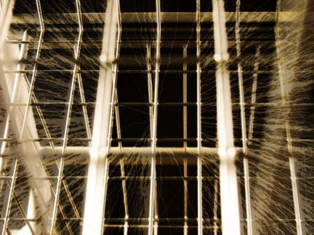 Wire background with lot of wires.の写真素材