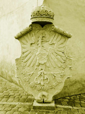 Detail on the city tower clockの写真素材