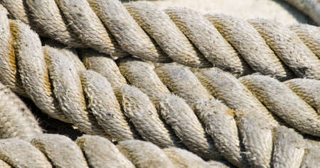 Few diagonal ropes as background or just ropes.の写真素材