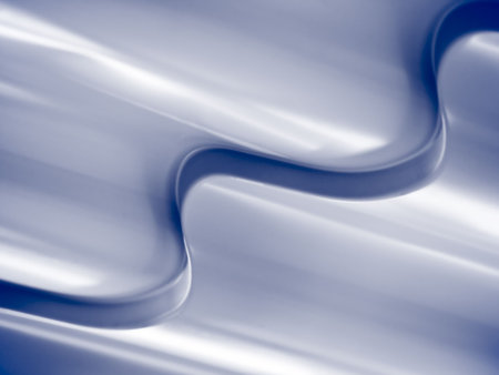 Blue soft plastic background with nice soft reflectionsの写真素材