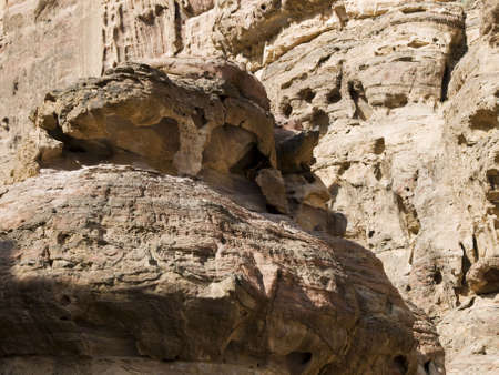 Backgrounds of Petra - Nabataeans capital city (Al Khazneh) , Jordan.の写真素材