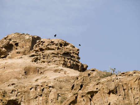 Landscape of Petra - Nabataeans capital city (Al Khazneh) , Jordan.の写真素材