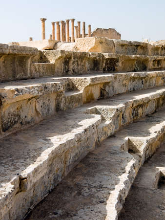 Amphitheater in Jerash, Jordanの写真素材