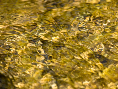 Long exposure shot of a small streamの写真素材