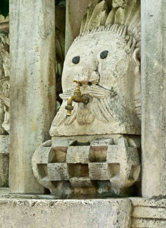 Old archaeological site Salona near Split, Croatiaの写真素材