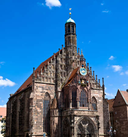 Nuremberg - Church of Our Lady - Frauenkircheの写真素材