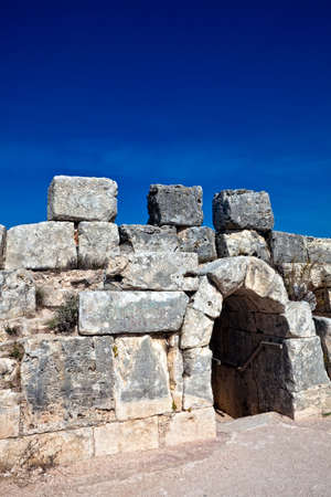 The Citadel of Salah Ed-Din (once known as Saone, also known as Saladdin Castle) in Syria.の写真素材