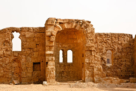 Inside fort witch Diocletian built here to defend against Persian attacks - Roman time and Byzantine...