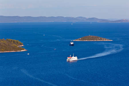Mediterranean landscape shot from a top of island Dugi otokの写真素材