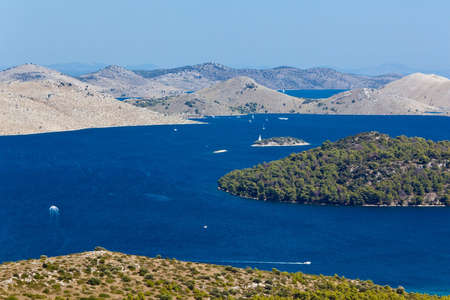 Mediterranean landscape - island Dugi otok, National Park Telascica.の写真素材