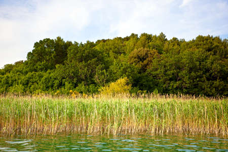 Beautiful landscape, River Krka National Park in Croatia.の写真素材