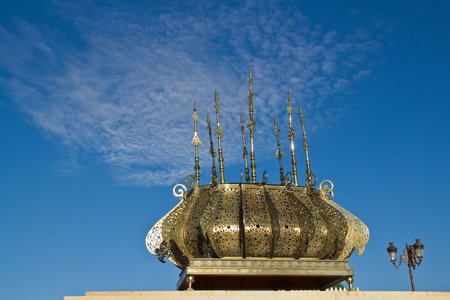 Mausoleum of Mohammed V , Rabat, Morocco. Decoration detail.のeditorial素材