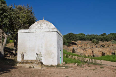 Old turbe in Kellah in Rabat, Morocco.のeditorial素材