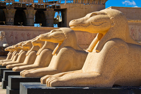 OUARZAZATE, MOROCCO - OCTOBER, 21, 2010 -  Asterix movie set in Atlas Studios outside of the city of...