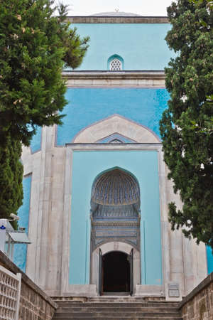 Exterior of Green Mausoleum in Bursa with The sarcophagus of Sultan Mehmet Iの写真素材