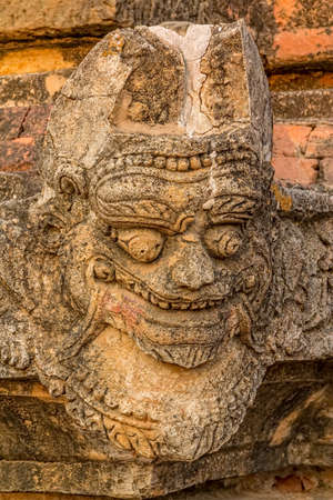 BAGAN, MYANMAR - FEBRUARY 23: Decoration detail and refinement of the work made Sulemani temple well-known tourist destination on February 23, 2013 in Bagan, Myanmar. Built in 1105 AD during the reign of King Kyanzittha.のeditorial素材