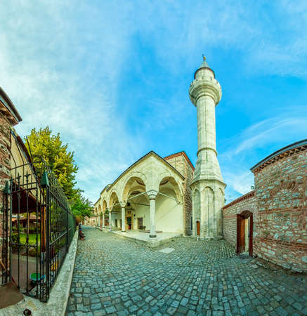 The exterior of the little Hagia Sophia, also known as the Kucuk Aya Sofya, Istanbul Turkey の写真素材