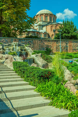Chora Church is the most beautiful Byzantine church after Hagia Sophia  The church is situated in Edirnekapi neighborhood of Istanbul,の写真素材