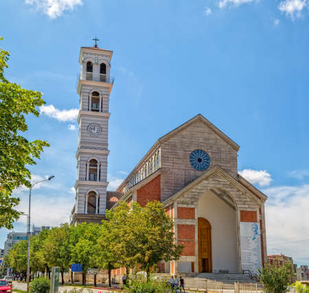 The Cathedral of Blessed Mother Teresa in Pristinaのeditorial素材