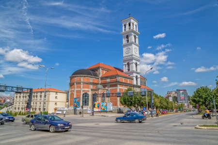 The Cathedral of Blessed Mother Teresa in Pristinaのeditorial素材