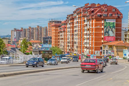 New buildings in Pristinaのeditorial素材