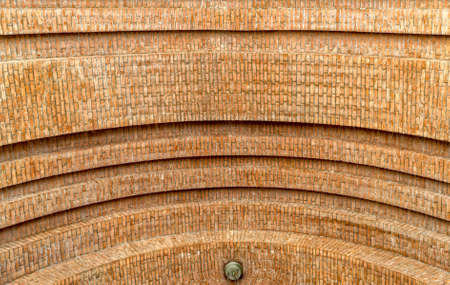 The National Archaeological Museum of Iran entrance ceiling of a building detail. Tehran, Iran.のeditorial素材