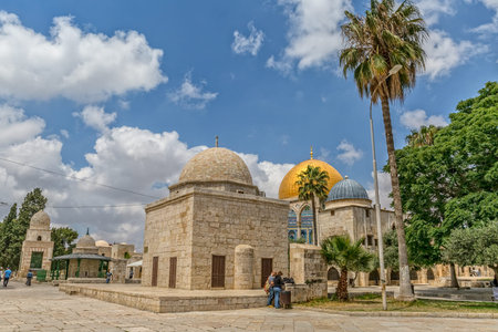 Dome of the Rock Temple Mount Jerusalemのeditorial素材