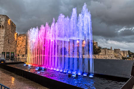 Jerusalem light festivalのeditorial素材