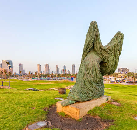 Tel Aviv Statueのeditorial素材