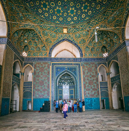 Yame mosque of Yazdのeditorial素材